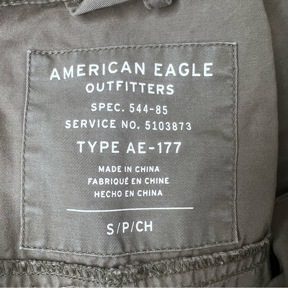 American Eagle Outfitters Green Utility Jacket Size Small 100% Cotton - Picture 8 of 9